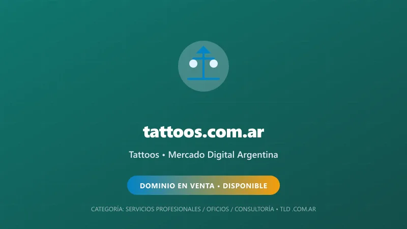 Identidad gráfica y activo digital para Tattoos en Argentina